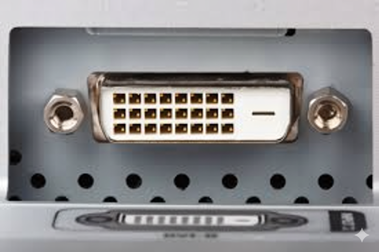 DVI port for digital video signals