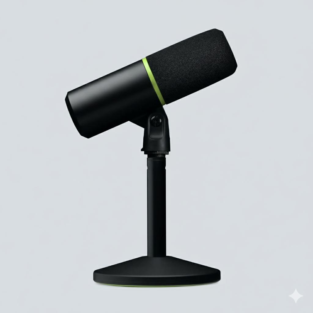 Desktop microphone for computer audio input