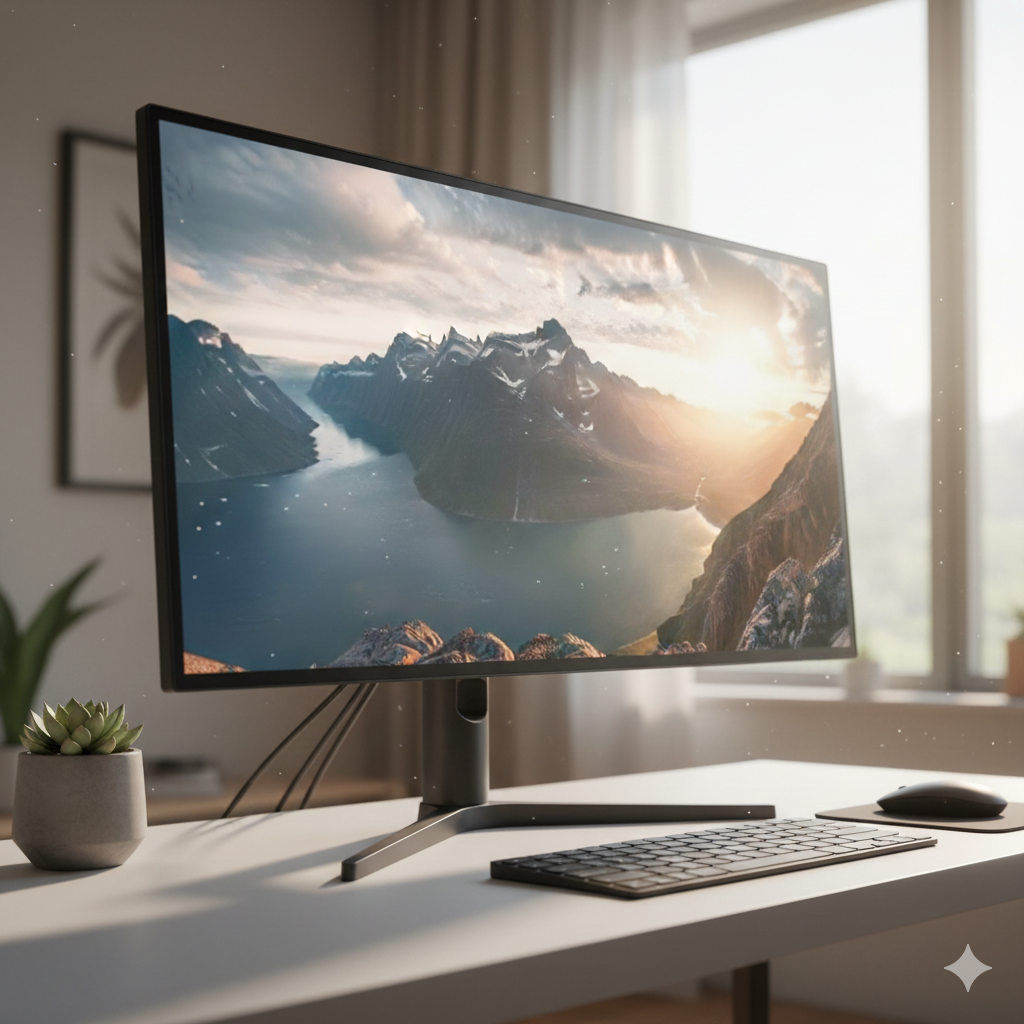 LCD monitor - modern flat panel display